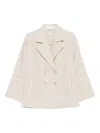 Liu •jo Sequin-embellished Blazer In Neutral