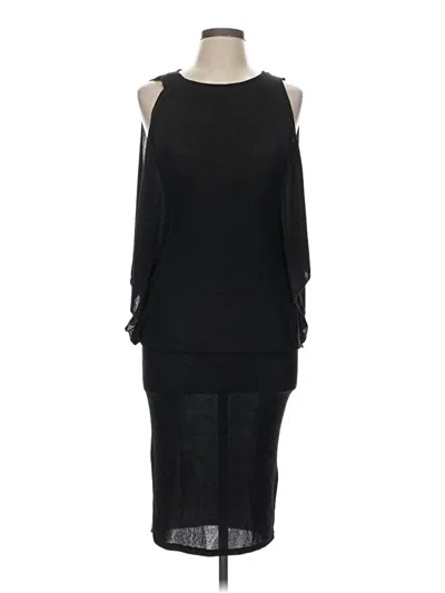 Pre-owned Liu •jo Cocktail Dress In Black