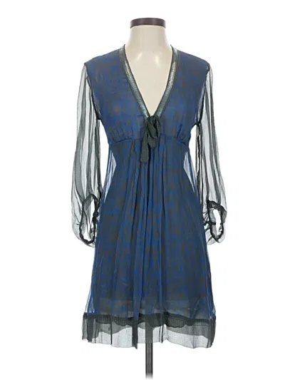 Pre-owned Liu •jo Cocktail Dress In Blue