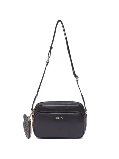 Liu •jo Coin-purse Cross Body Bag In Black