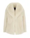 Liu Jo Collection Cappotto In Pelliccia Sintetica Panna