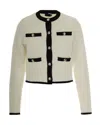Liu Jo Collection Giacca In Lurex Latte/nero