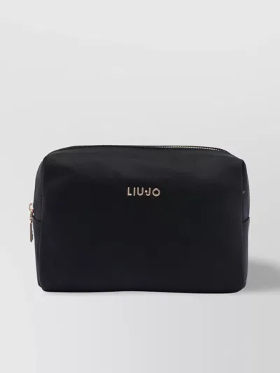 LIU •JO COMPACT LOGO BEAUTY CASE FOR TRAVEL
