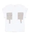 Liu •jo Liu Jo Contrasting-pockets V-neck T-shirt In White