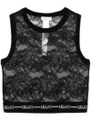 LIU •JO CORDED-LACE TANK TOP