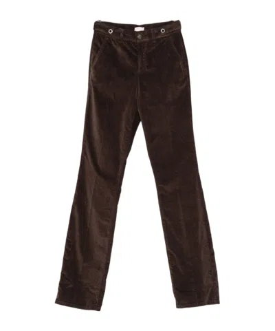 LIU •JO CORDUROY STRAIGHT-LEG TROUSERS