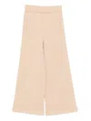Liu •jo Cotton-blend Pants In Neutral