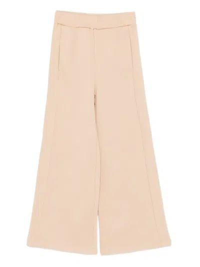 Liu •jo Kids' Cotton-blend Pants In Neutral