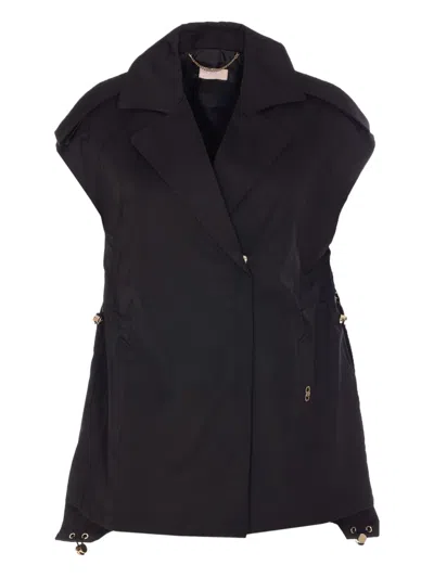 LIU •JO COTTON-BLEND WAISTCOAT