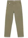 Liu •jo Cotton Chinos In Green