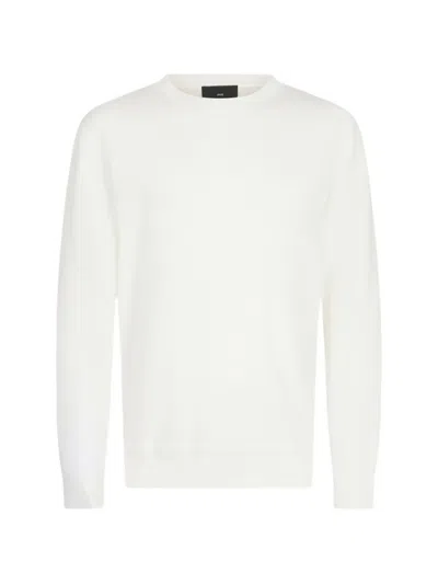 Liu •jo Cotton Crepe Pullover In White
