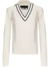 Liu •jo Pullover Aus Baumwolle In Weiss