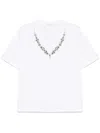 Liu •jo Crystal-embellished T-shirt In White