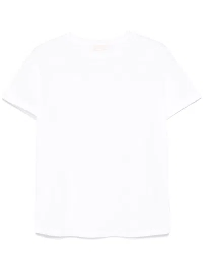 Liu •jo Cotton T-shirt In White