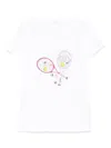 Liu •jo Liu Jo Embellished Graphic Printed T In White