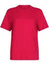 Liu •jo Cotton T-shirt In Red