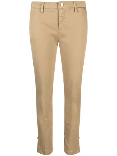 Liu •jo Schmale Tapered-hose In Neutrals