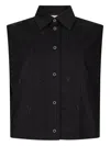 Liu •jo Cotton Top With Rhinestones