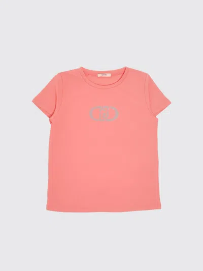 Liu •jo Liu Jo T-shirt Kids Color Pink In Black