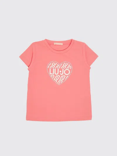 Liu •jo Liu Jo T-shirt Kids Color Pink In Black
