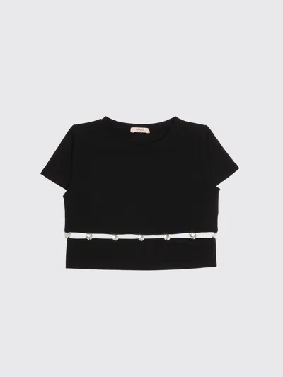 Liu •jo Liu Jo T-shirt Kids Color Black