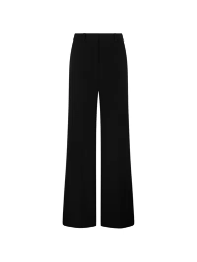 Liu •jo Creased Palazzo Pants In Black