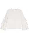 LIU •JO CREPE BLOUSE