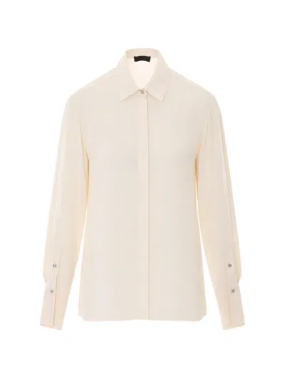 Liu •jo Crepe De Chine Shirt In Animal Print