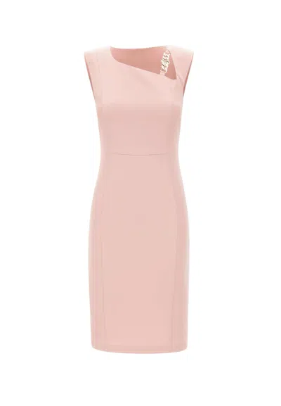 Liu •jo Crepe Dress In Pink