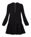 Liu •jo Crepe Mini Dress In Black