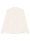 Liu •jo Crepe Shirt In Neutrals