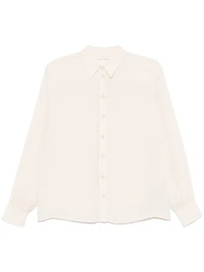 Liu •jo Crepe Shirt In Neutrals
