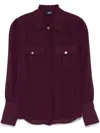 Liu •jo Crepe Shirt In Violett