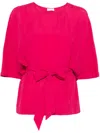 Liu •jo Crepe T-shirt In Pink