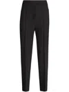 Liu •jo Black Cigarette Trousers In Black