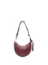 Liu •jo Crescent-shaped Tassel Shoulder Bag In Brown