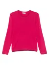 Liu •jo Crew-neck Jumper In Pink