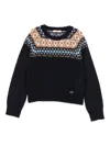 Liu •jo Crew-neck Sweater In Black