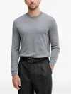 Liu •jo Crew-neck Sweater In Gray