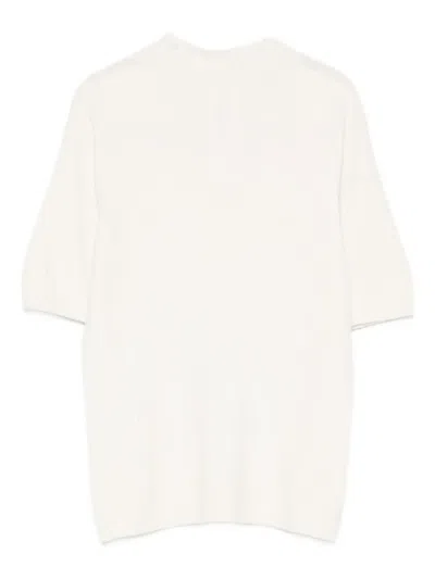 Liu •jo Crew-neck T-shirt In Neutral