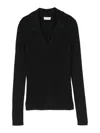 Liu •jo Ribbed Sweater In Black