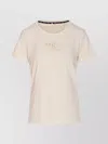 Liu •jo Crewneck Short Sleeves Round Neck Ribbed Cuffs