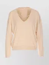 Liu •jo Crewneck Sweater With Pearl Necklace