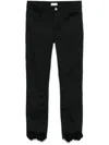 Liu •jo Crochet-flowers Trousers In Black