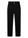 Liu •jo Cropped Balloon Jeans In Black