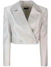 Liu •jo Liu Jo Blazer Cropped Champagne In Neutrals