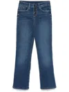 Liu •jo Cropped Bootcut Jeans In Blue