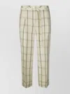 Liu •jo Cropped Check Palazzo Trousers Pockets