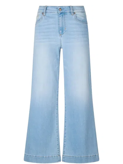LIU •JO CROPPED FLARED JEANS