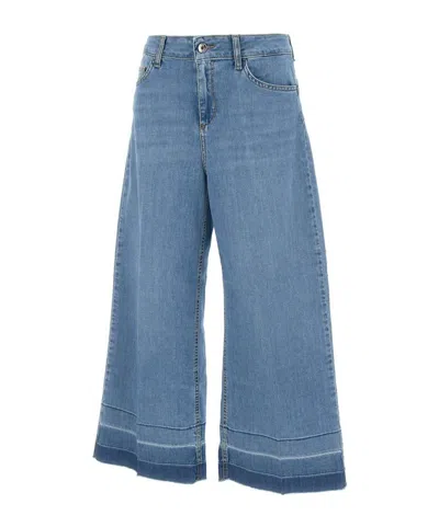 LIU •JO LIU JO WIDE LEG CROPPED JEANS
